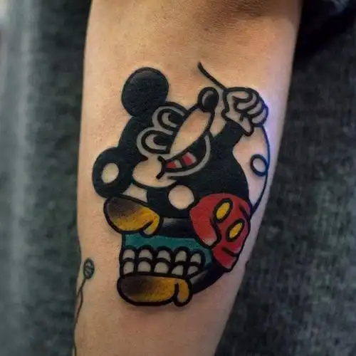 10组可爱的小卡通动画纹身图案