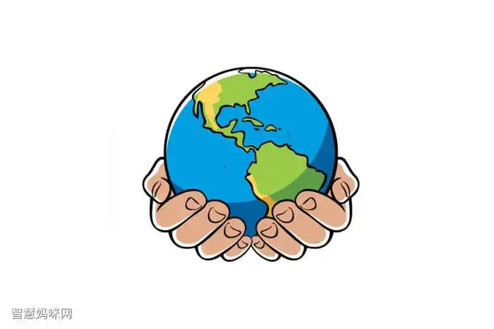 保护地球主题简笔画图片-图1
