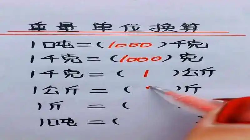 1000克等于多少斤重量单位的换算