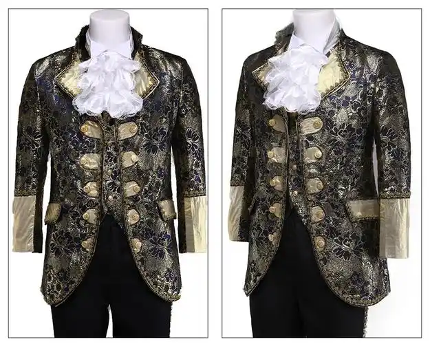 新款欧洲男士宫廷服英国宫廷演出服写真影楼摄影王子将军绅士酒会