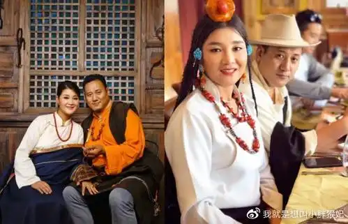 降央卓玛穿袍子很朴素身后豪宅抢眼怀三胎时挺9月孕肚唱高音