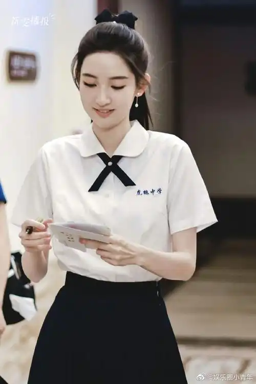 王玉雯高马尾梦回邓小琪#王玉雯女高造型真的梦回少年派邓小琪!