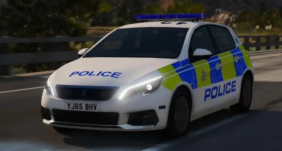 west yorkshire police peugeot 308 [els]