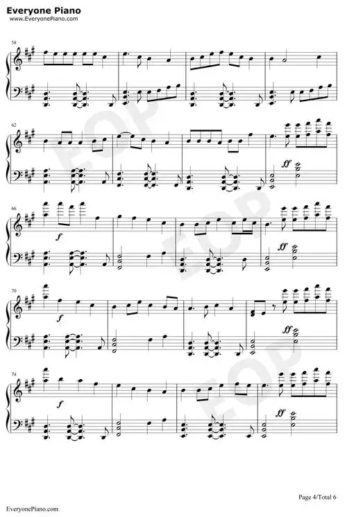 花田错钢琴谱王力宏