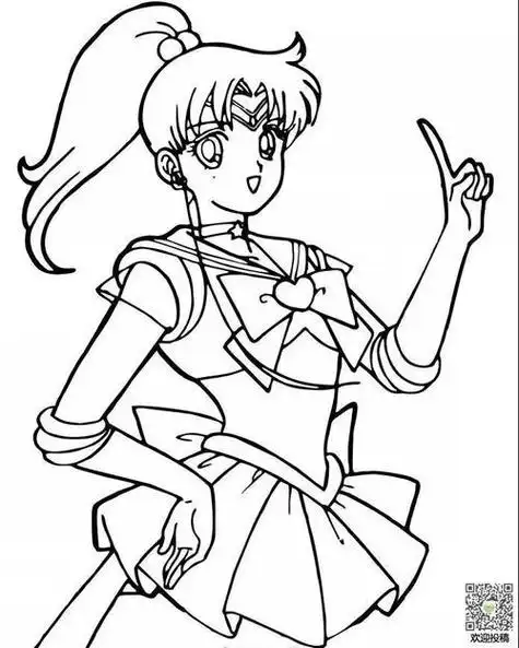 美少女公主简笔画 简笔画图片大全-蒲城教育文学网