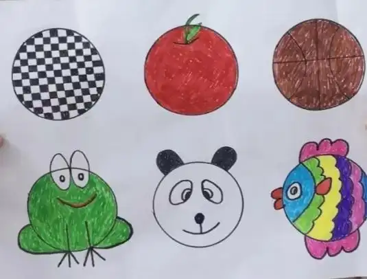 【惠幼美术活动】《圆形创意画》兴庆区惠园幼儿园(七十七)