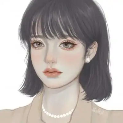 精致气质女生手绘淡雅头像 念七_卡通动漫头像_我要个性网