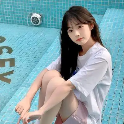 蓝色系ins风真人女生头像图片合集 好看又可爱的小清新蓝色女头_女生