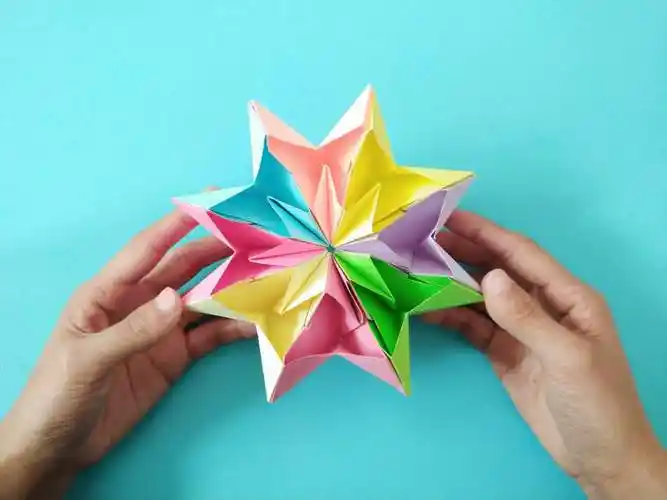 非常好玩的无限翻转爱心折纸,简单易学有创意,手工折纸图解教程