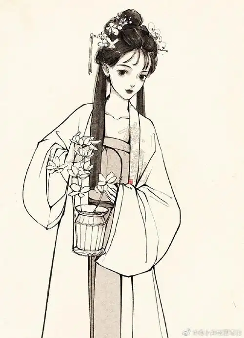 绘画##国风##古风美人##古风插画##这就是中国风##汉服日常