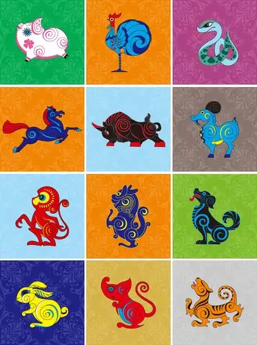 十二生肖图案创作