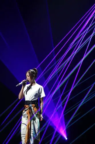 陈粒蝴蝶裙优雅舞台照图片39