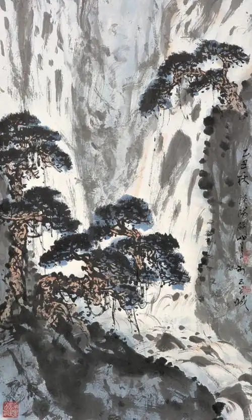 关山月山水画作品欣赏