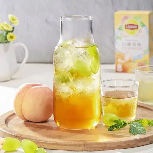 立顿30条装白桃乌龙冰饮茶粉冰爽柠檬茶冲饮粉果汁饮料_立顿红茶茶宾