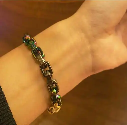 lv男士古巴链手链78