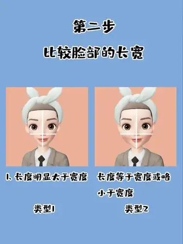 一分钟自测脸型