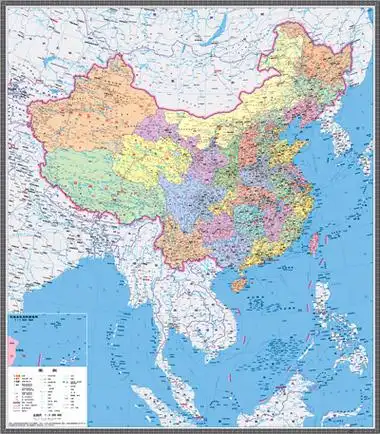 新版中国地图将面世添加钓鱼岛放大图示图