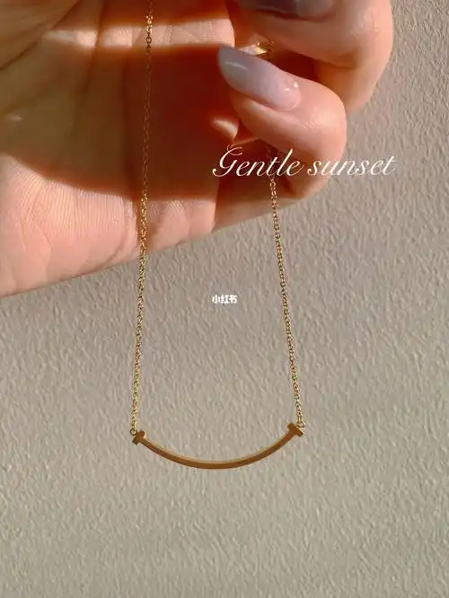 tiffany笑脸项链简单大气永恒经典