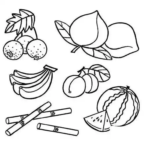 水果儿童画 水果儿童画图片大全 简笔画