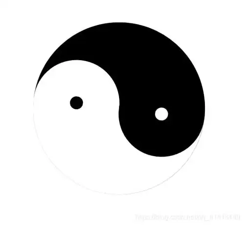 转动的太极纯html代码