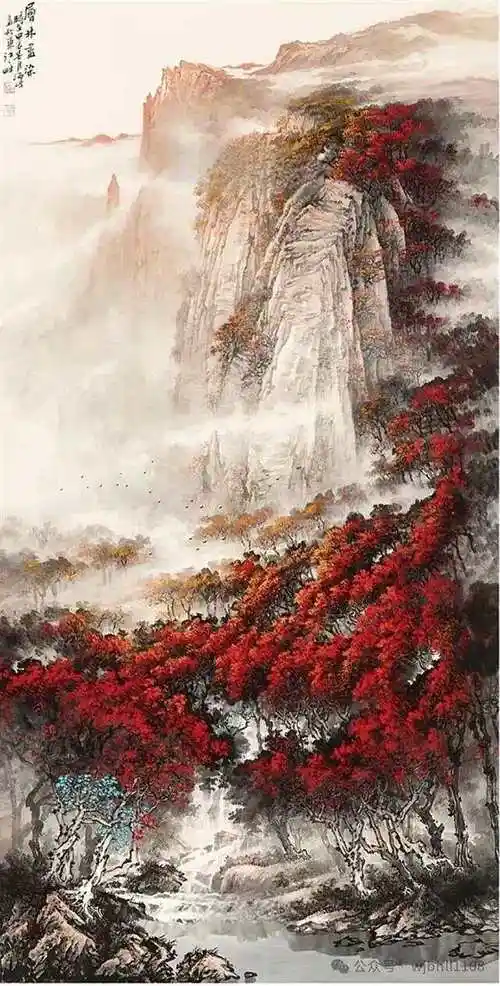 国画山水～黄海峰泼彩山水画作品集