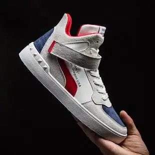 潮牌鞋男士休闲中高帮运动鞋男鞋嘻哈鞋子男潮街头个性男鞋秋冬季