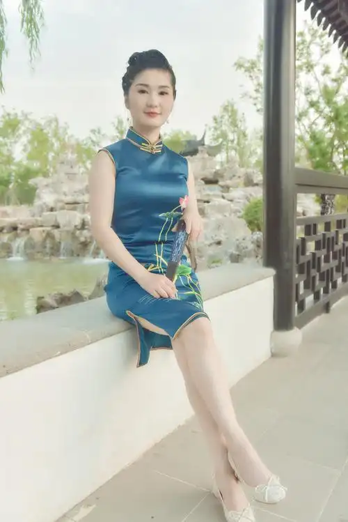 园博园—旗袍人像 - 美篇