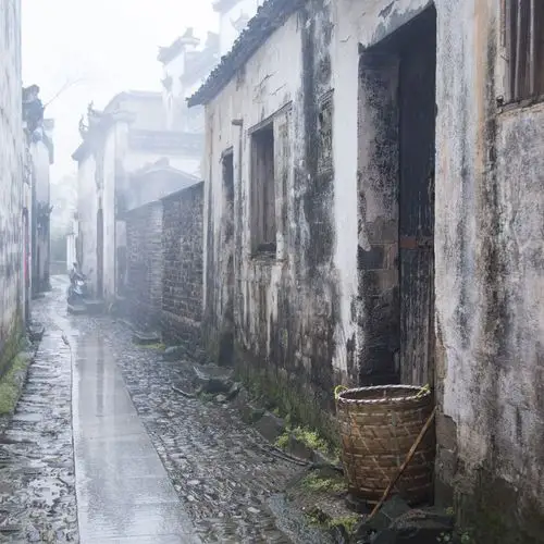 烟雨古巷