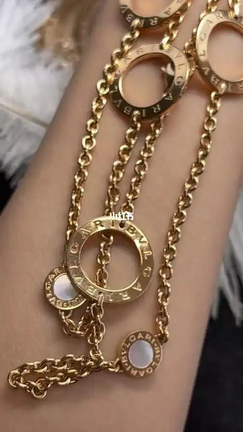 品牌宝格丽k18玫瑰金项链627克长度94