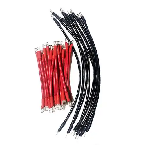 连接线ups蓄电池串联联线逆变器25平方电动车汽车纯铜电瓶搭火线