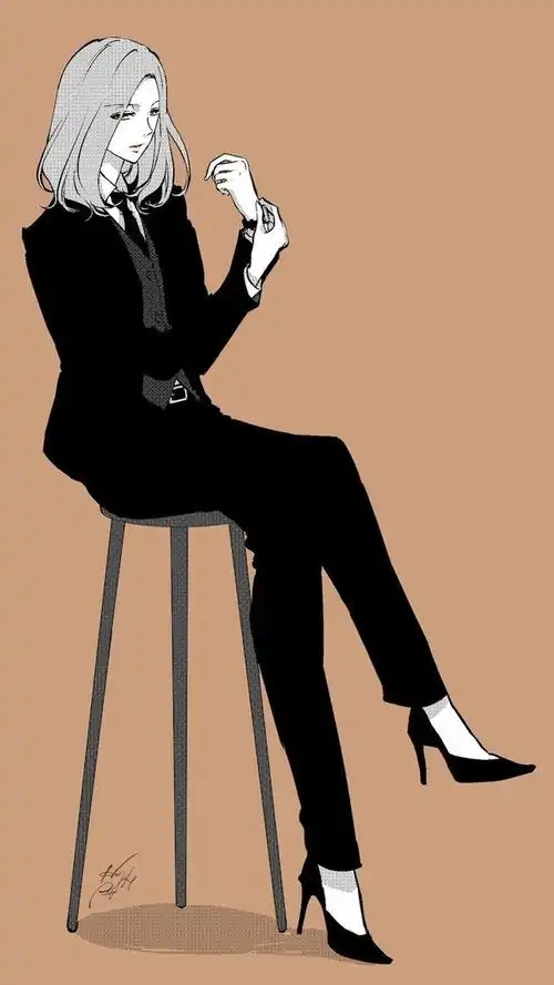 一组女性西装look