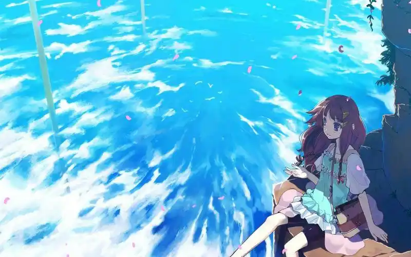 梦幻动漫场景高清二次元桌面壁纸