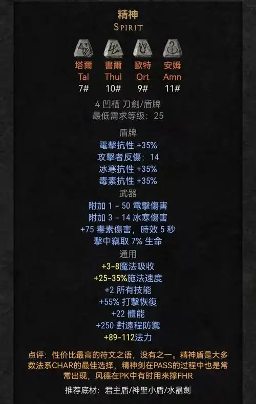 强力符文之语推荐从初期到大后期暗黑2重制版锁定你的毕业装