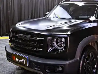 大狗黑黑武士#车身改色贴膜 #哈佛大狗改装 #汽车改色 #南京迪沃特