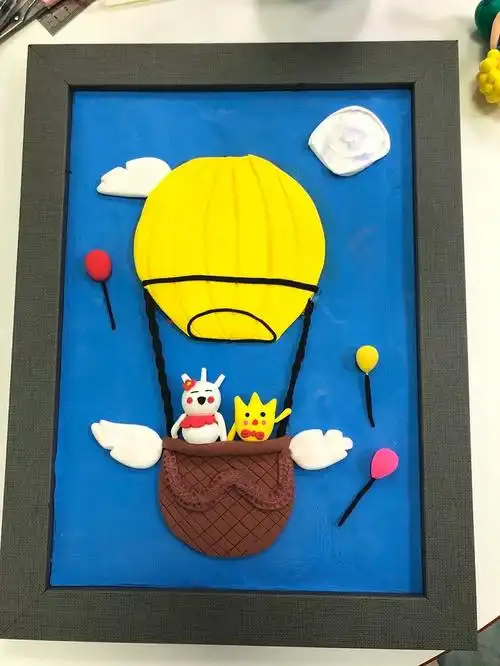 edify捏呀捏出品的超轻粘土平面创意画赏析