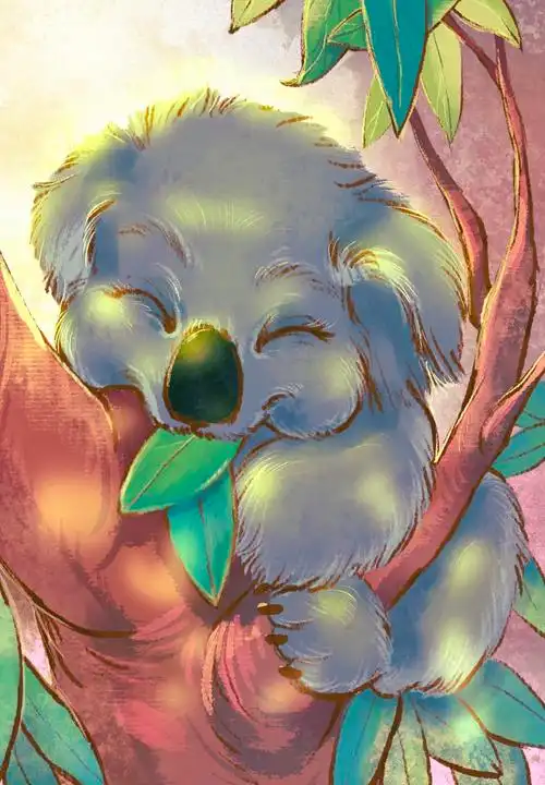 抱树考拉|插画|创作习作|米一兜 - 原创作品 - 站酷 (zcool)