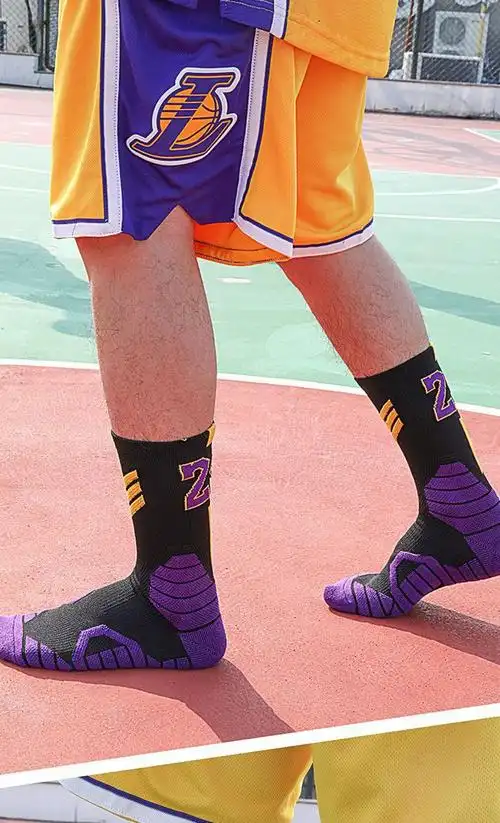 oloey精英袜篮球长袜男生袜子精英篮球袜运动袜子男中高筒长筒棉袜