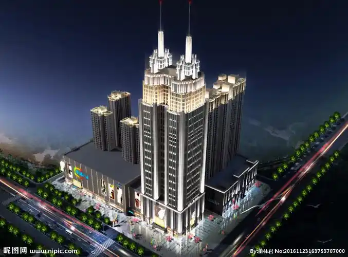 3d立体效果楼宇大厦建筑图片