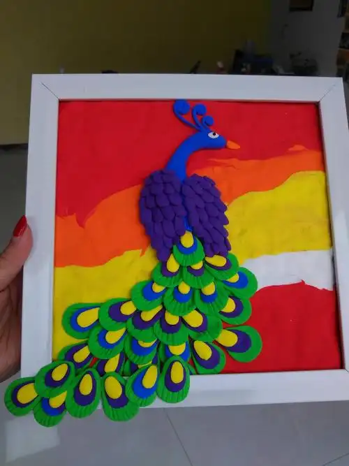 轻黏土手工装饰画