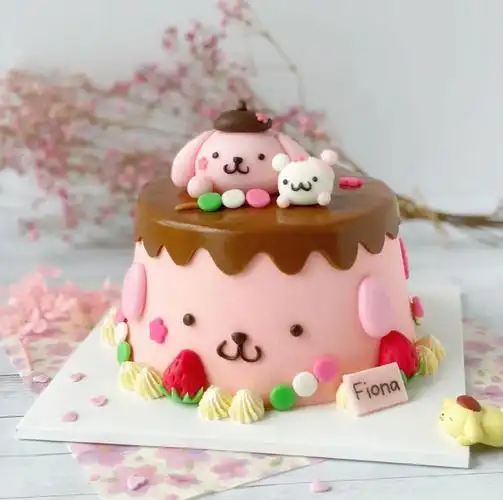 超可爱三丽鸥主题甜品粉色布丁狗谁能拒绝