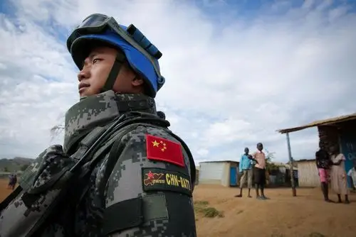 高清:促一方和平传文明友谊 中国首支维和步兵营