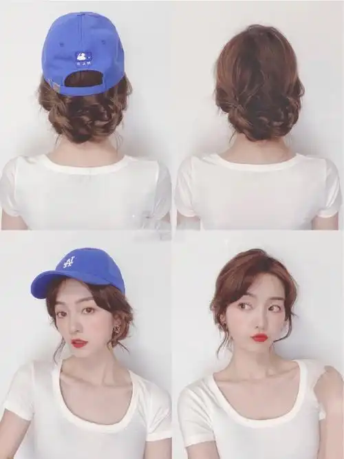 9款戴帽子发型合集|元气减龄编发教程get