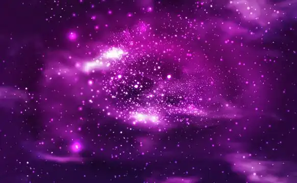 紫色星空图片