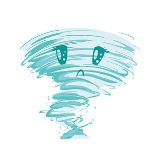 手绘 i>龙 /i> i>卷 /i> i>风 /i>旋 i>风 /i>矢量素材