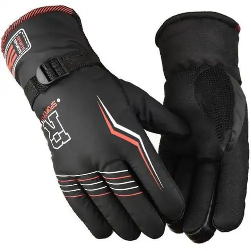 男士>图书其它>手套男冬季加厚保暖摩托车电动车棉手套骑行手套防寒