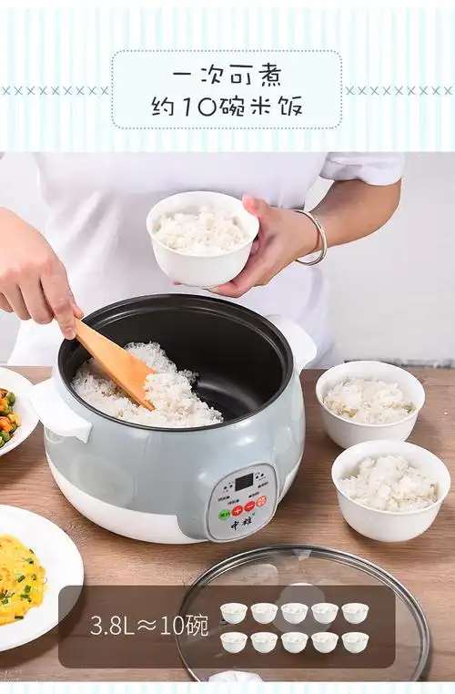 锅学生宿舍寝室煮面小电锅电煮锅多功能家用电炒蒸煮一体锅电火锅 1.