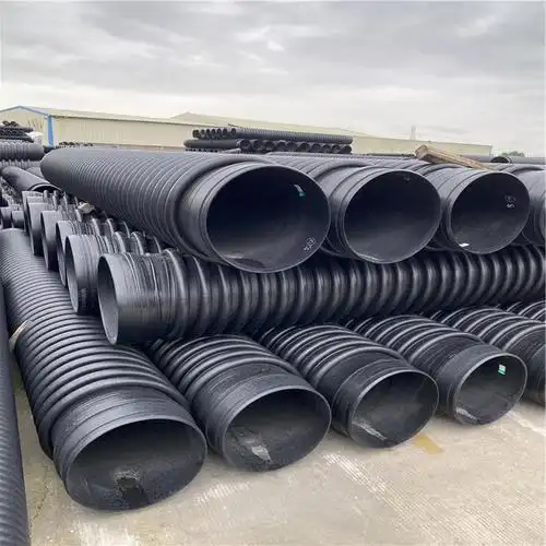 联塑克拉管hdpe增强缠绕结构壁b型管dn300sn8厂提直发广东总经销