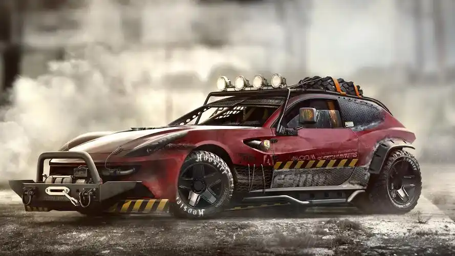 法拉利ff,个性化的改装车 壁纸 - 2560x1440