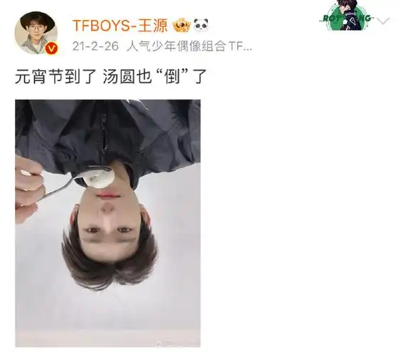 但是元宵节这天特别特别 是王源与小汤圆之间的专属节日 无论是在工作