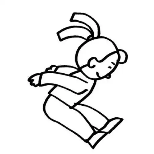 体育运动简笔画跳远跳远简笔画nbsp女孩跳远的简笔画图片跳远简笔画